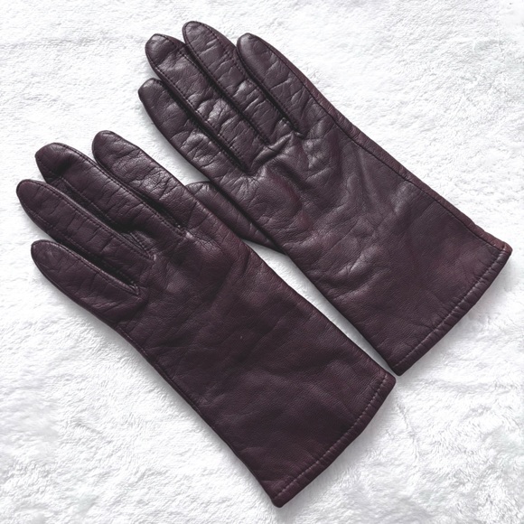 FOWNES Vintage Thinsulate Brown Leather Gloves--6.5 - Picture 2 of 10
